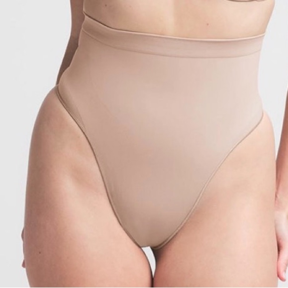 SKIMS High-Waisted Shapewear Briefs in Nude